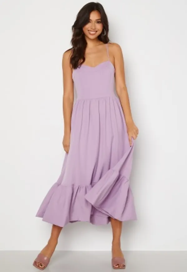 Trendyol Midi Flounce Dress Multi Color 40
