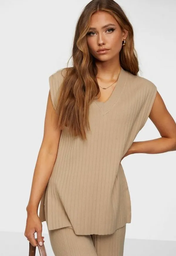 Y.A.S Yasnyra Knit Vest S. Stickade västar