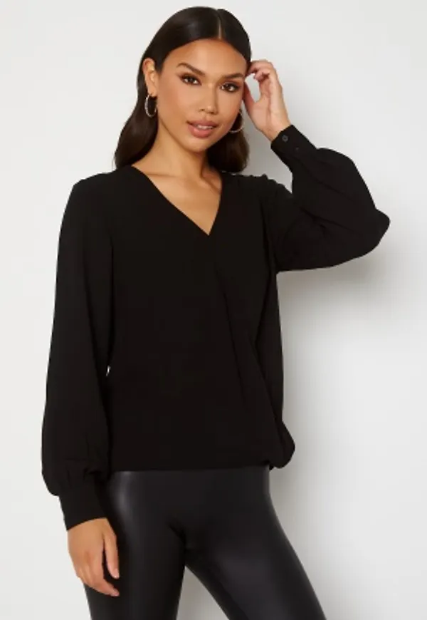 VILA Nalu L/S Top Black 38