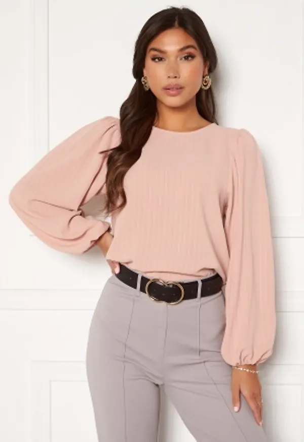 VILA Lovie O-Neck L/S Top Misty Rose 36