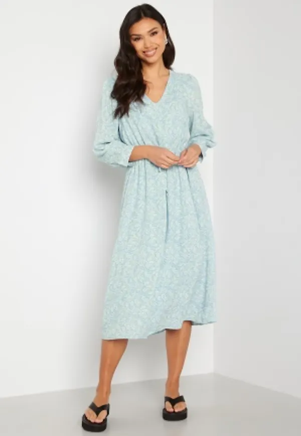 SELECTED FEMME Brenda-Damina 7/8 Midi Dress Blue Bell AOP:AOP 42