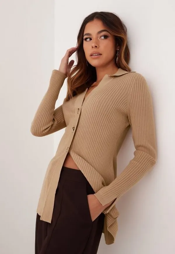 Forever New Beth Collar Knit Cardigan Stickade tröjor