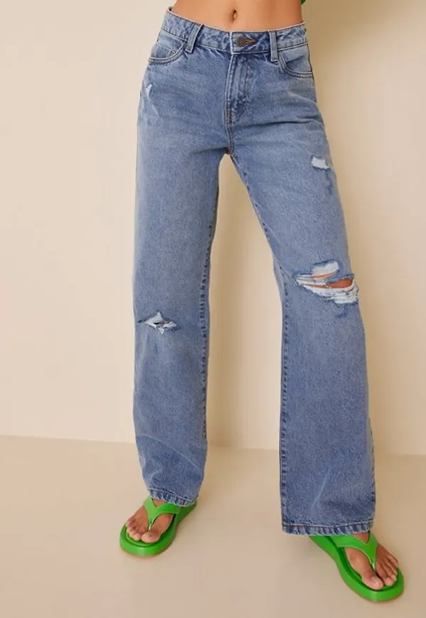 Noisy May Nmamanda Nw Dest Jeans VI141LB Noo Straight