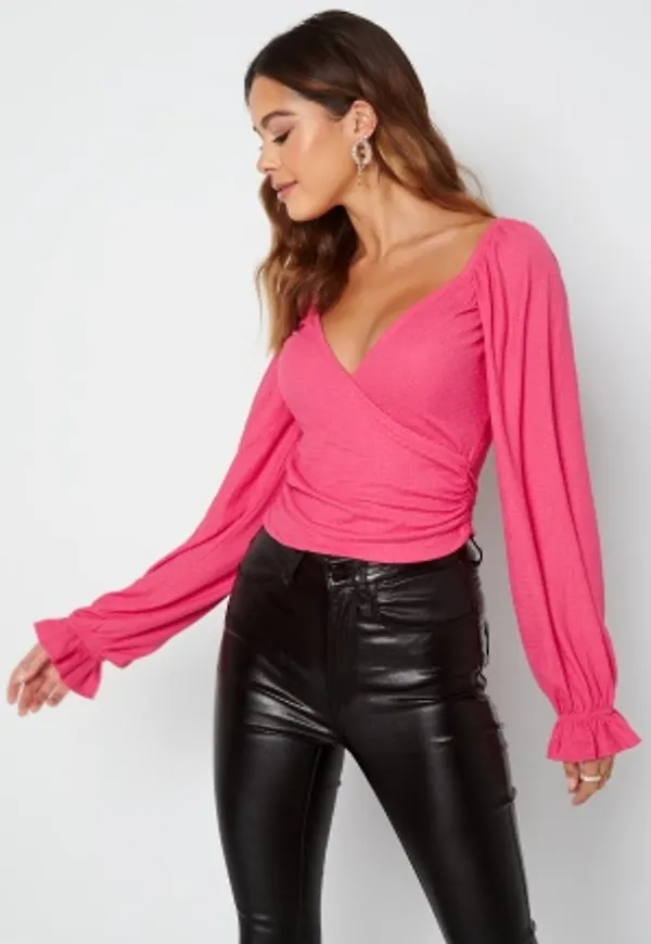 BUBBLEROOM Icelyn soft blouse Pink L