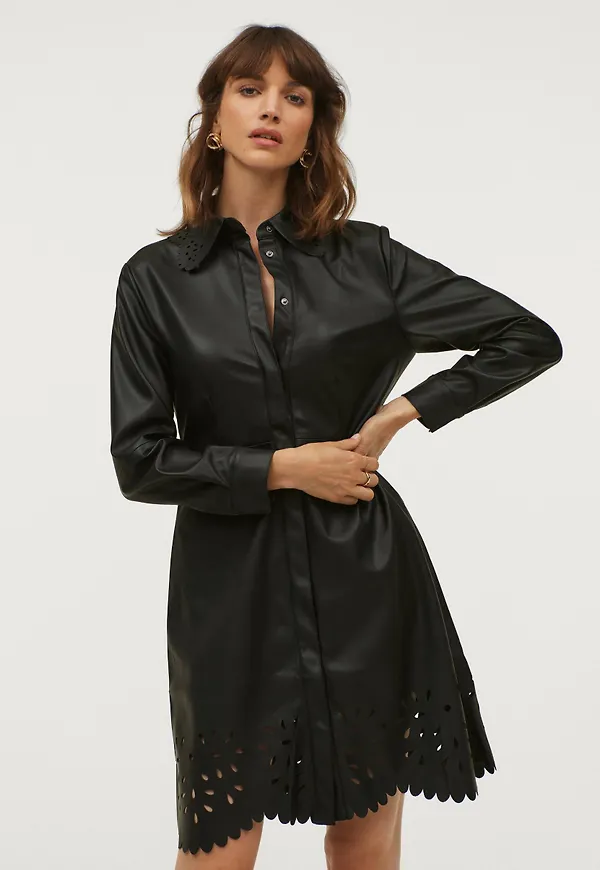 Soaked in Luxury - Klänning slMalene Dress LS - Svart