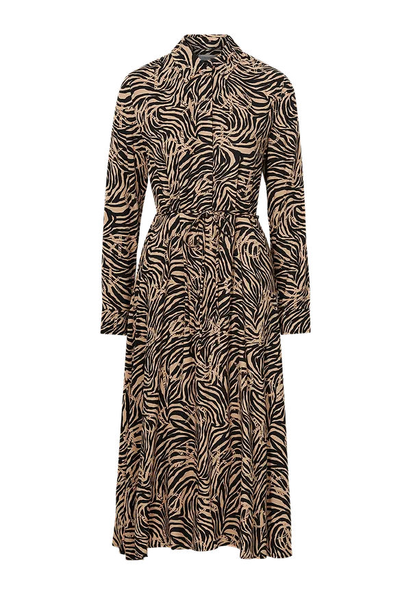 Calvin Klein - Klänning Midi Shirt Dress - Brun