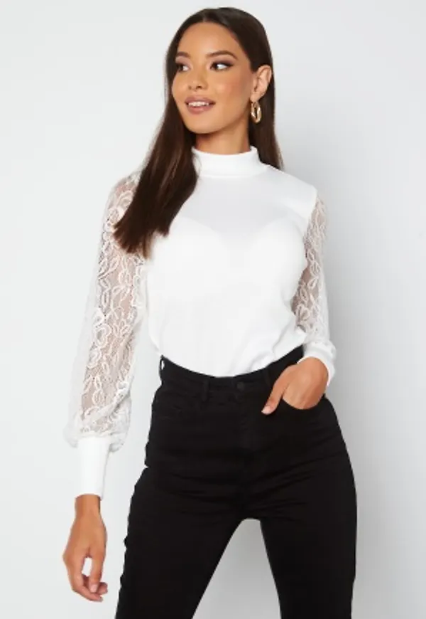 Happy Holly Elena lace sweater  Offwhite 40/42