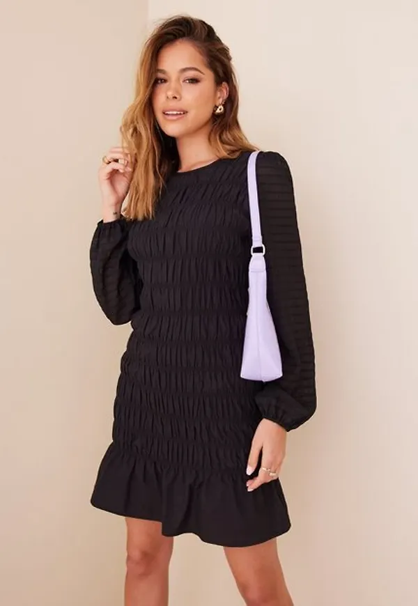 Pieces Pcnilla Ls Dress D2D Långärmade klänningar