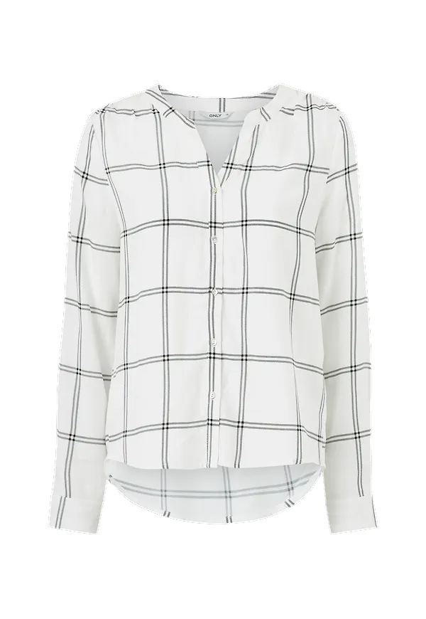 Only - Skjorta onlSugar Fallow L/S Shirt - Vit