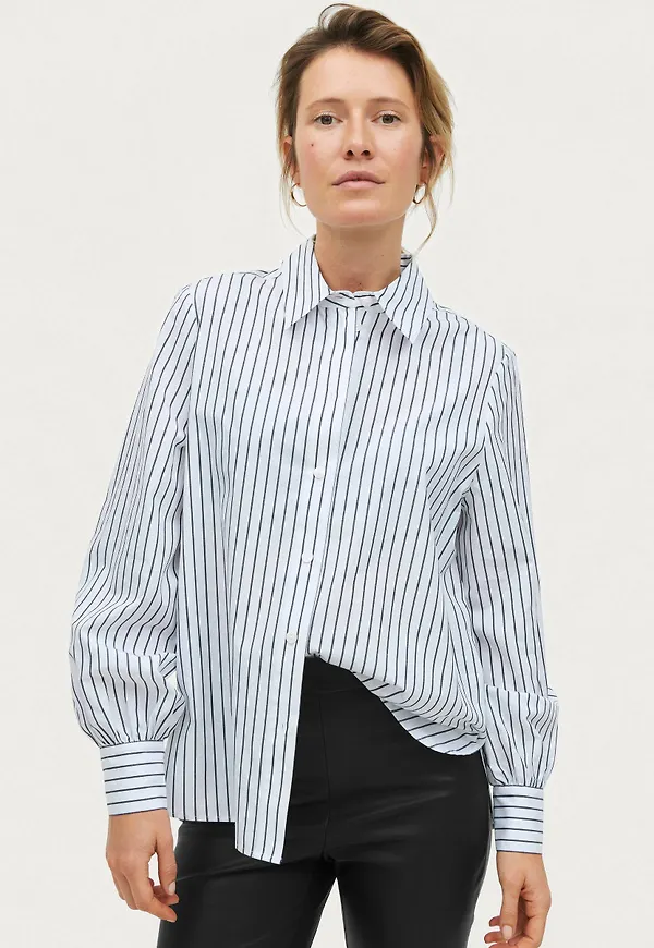 Twist & Tango - Skjorta Sophie Stripe Shirt - Vit