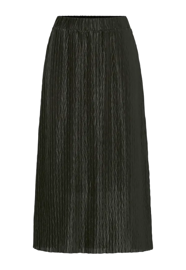 Vila - Kjol viPleasa HW Midi Skirt - Svart