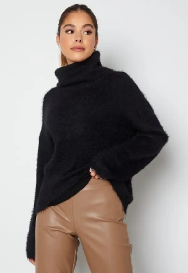 VERO MODA Poilu LS Rollneck Blouse Black L