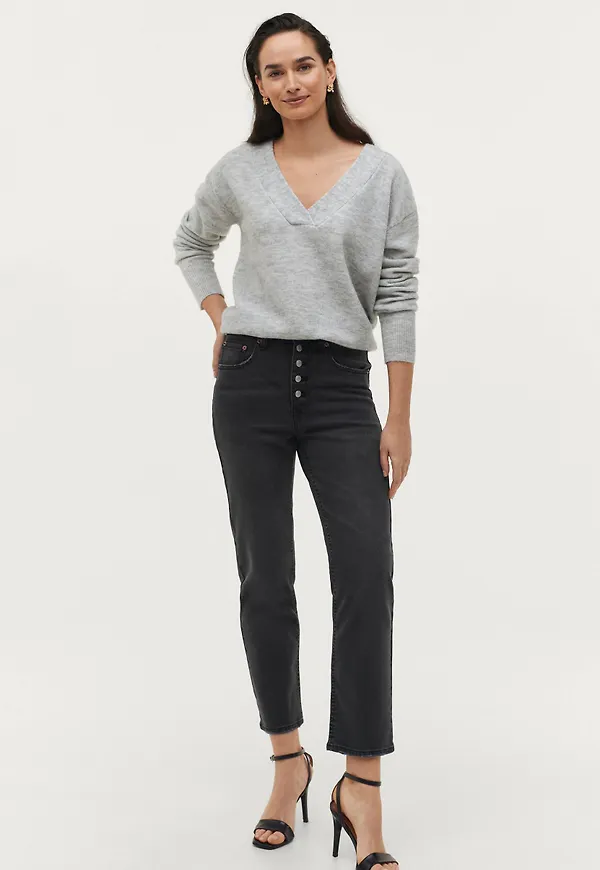 Ellos - Jeans Lotta Vintage Buttons - Svart