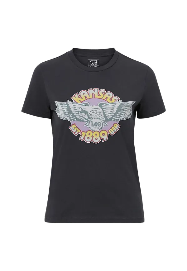 Lee - Topp Slom Logo Tee - Svart