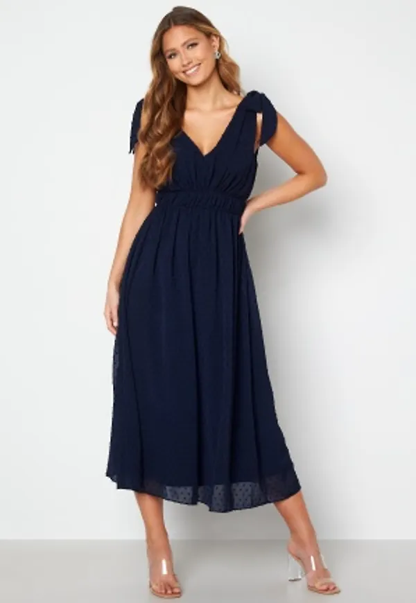 Moments New York Theodora Dotted Dress Dark blue 38