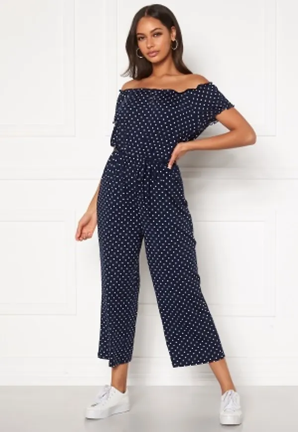 Happy Holly Tessan jumpsuit Dark blue / Patterned 52/54