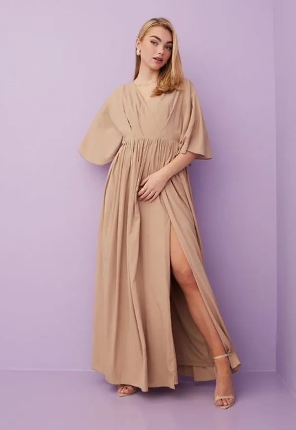 Maya Deluxe Wrap Front Maxi Maxiklänningar