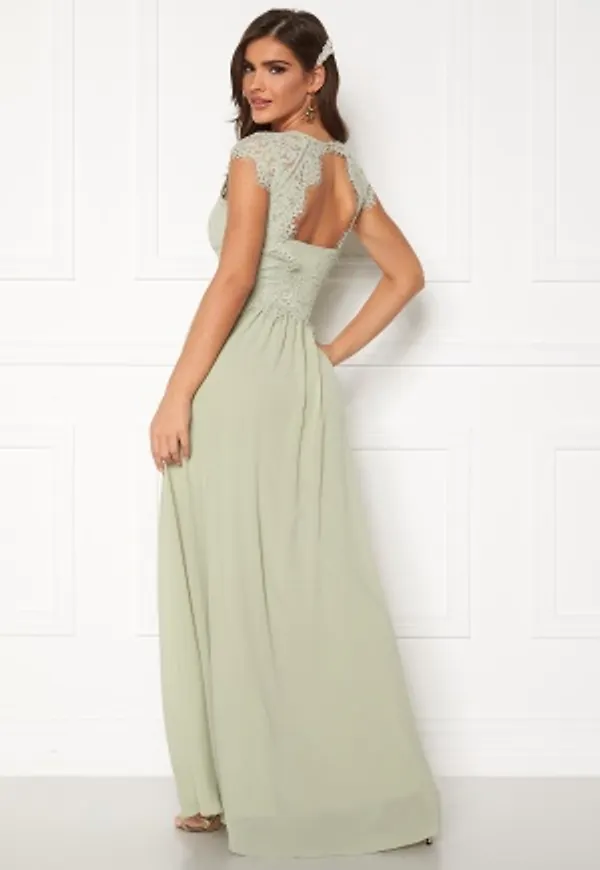 Chiara Forthi Amante lace Gown Light green 42