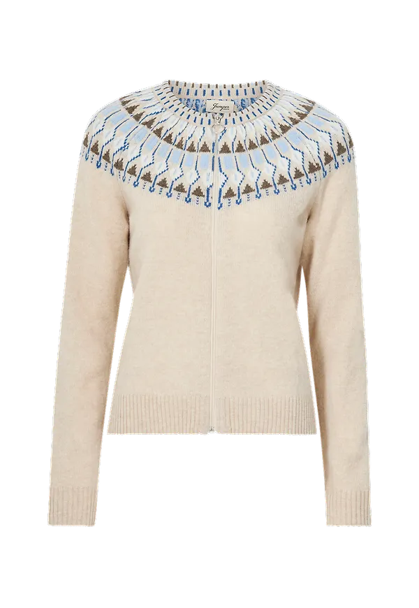 Jumperfabriken - Cardigan Michelle - Beige