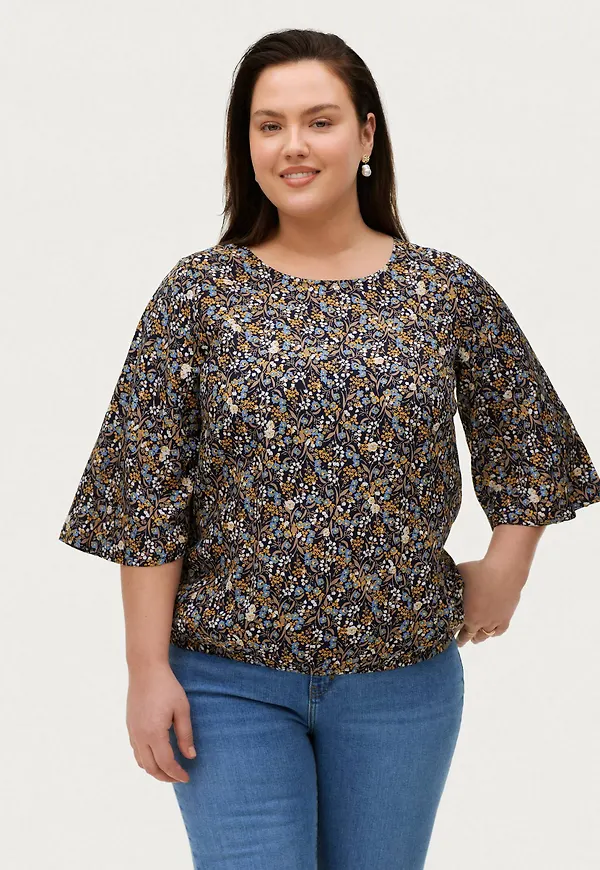 KAFFE Curve - Blus kcGina Blouse - Multi