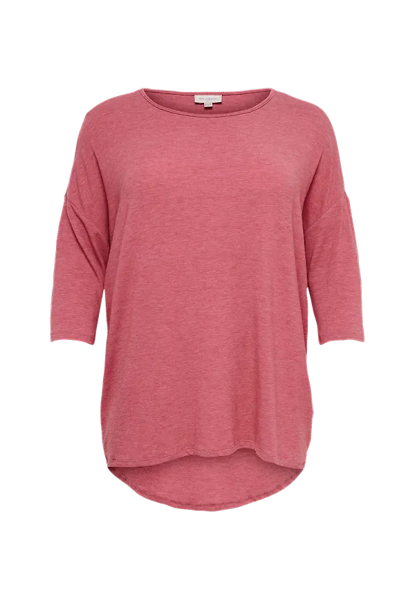 Only Carmakoma - Topp carLamour 3/4 Top - Röd