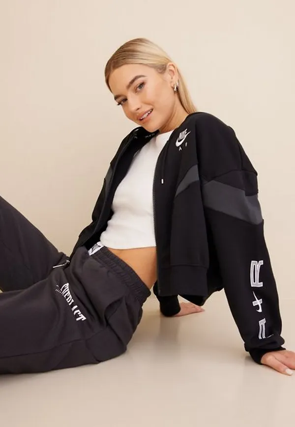Nike W Nsw Air Flc Gx Fz Hoodie Cardigans Black