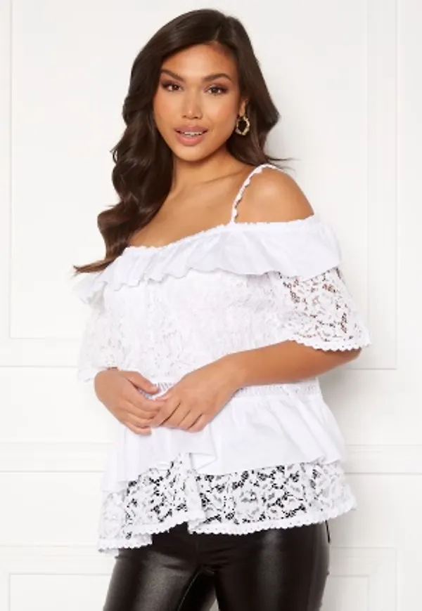 Guess SS New Olympia Top TWHT True White A000 XS