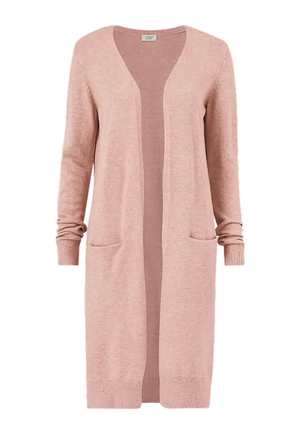 JDY - Cardigan jdyMarco L/S Long - Rosa