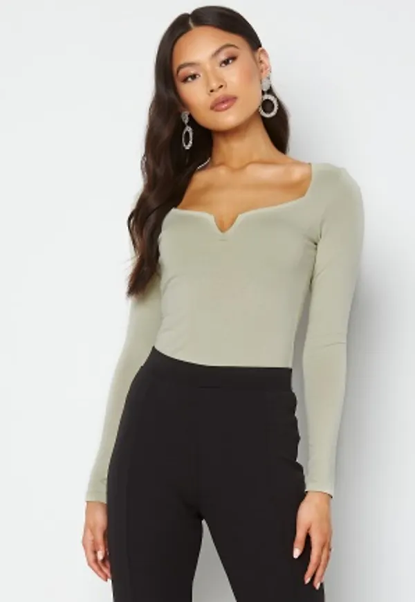 BUBBLEROOM Rudina top Dusty green XS