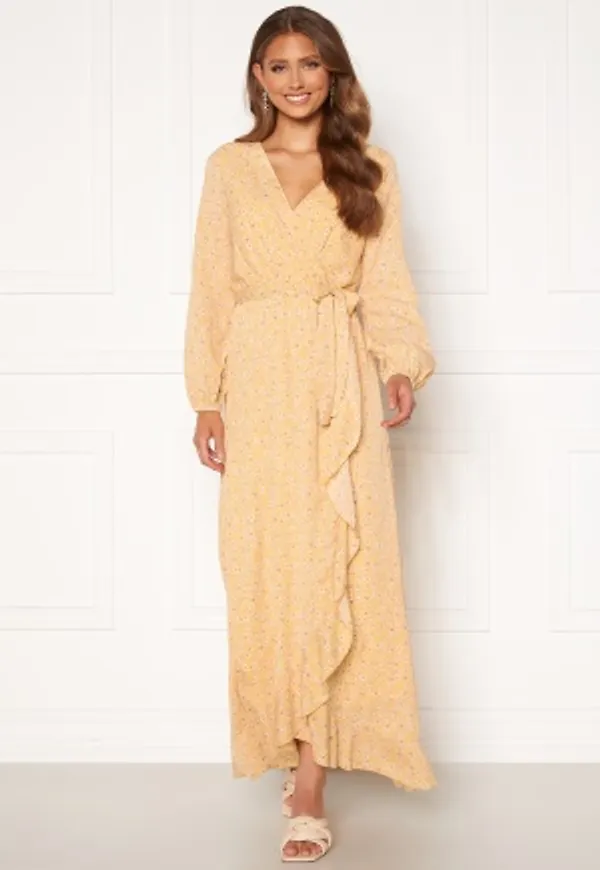 Sisters Point Gush Dress 602 L.Yellow/Rose Fl L