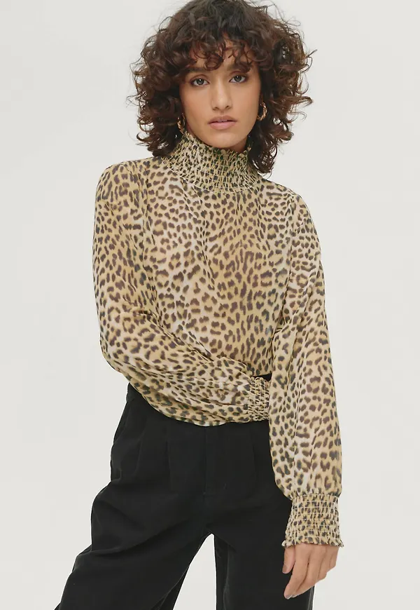 Gina Tricot - Blus Alicia Turtleneck Top - Multi