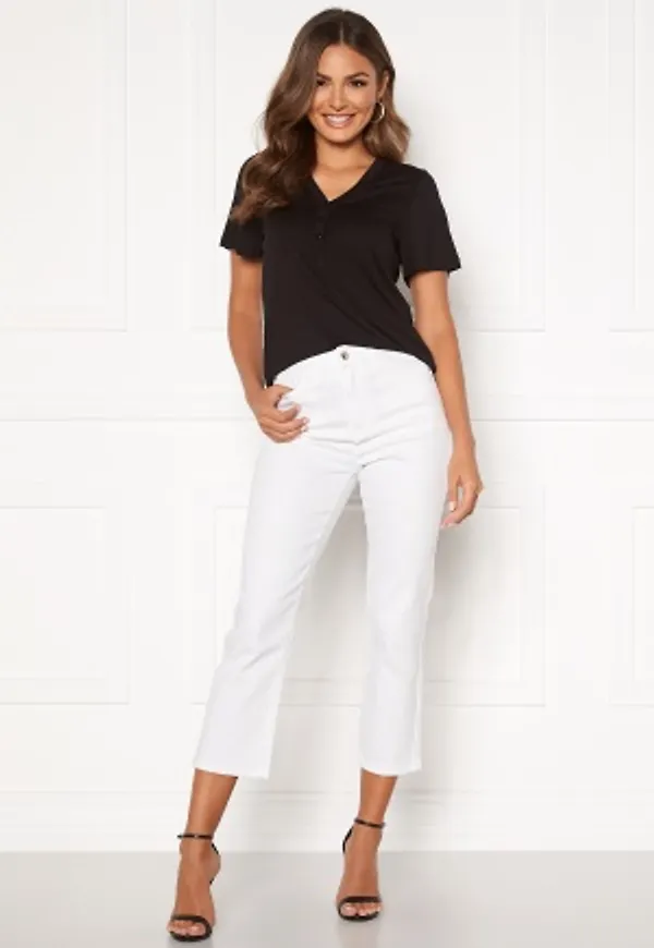 Happy Holly Maja high waist jeans White 40
