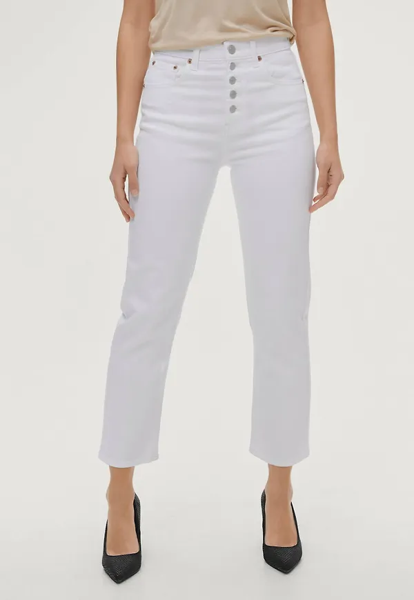 Ellos - Jeans Lotta Vintage Buttons - Vit