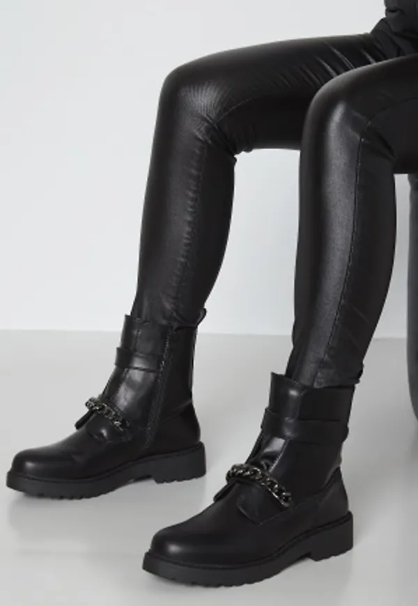Bianco Delpha Chain Boot 100 Black 38