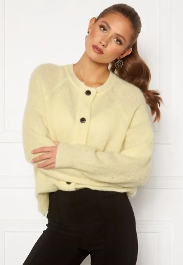 SELECTED FEMME Lulu LS Knit Cardigan Pastel Yellow L