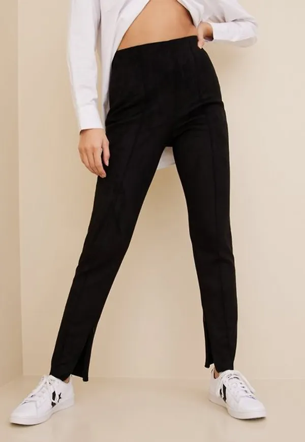 Vero Moda Vmboostvera Hw Fauxsuede Leggings B Byxor