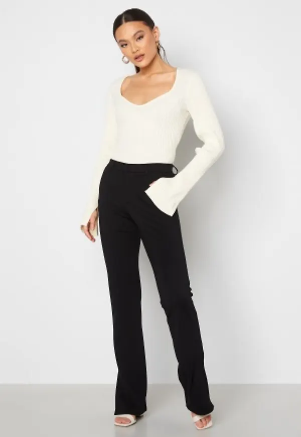 ONLY Vika Flared Slit Pant Black 34/32