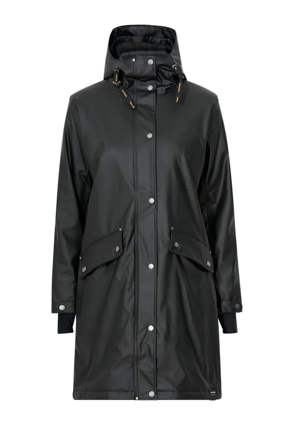 Tretorn - Regnjacka Padded Raincoat W's - Svart