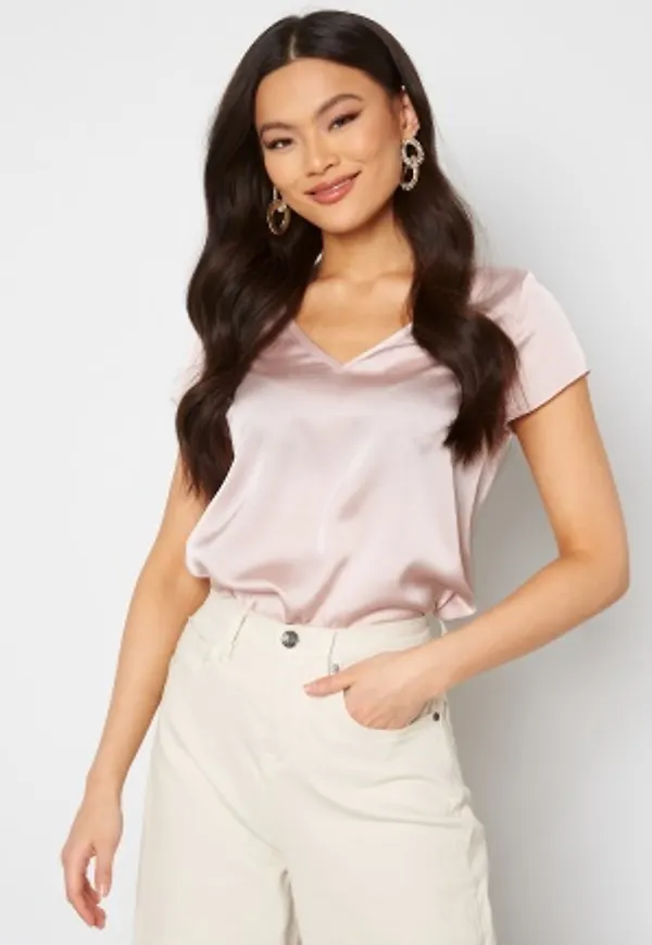 BUBBLEROOM May v-neck blouse Powder pink 42