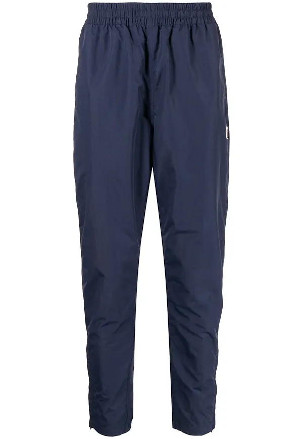 A BATHING APE® elastiska slacks - Blå