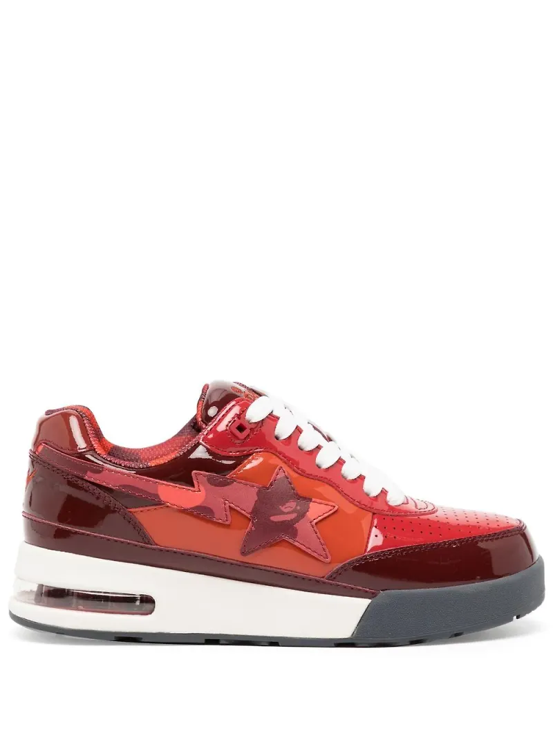 A BATHING APE® STA låga sneakers - Röd