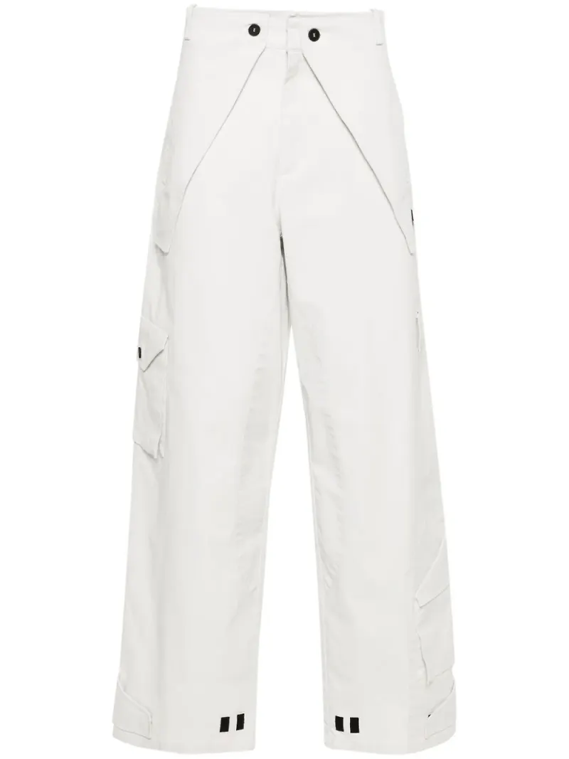 A-COLD-WALL* cargobyxor i twill - Grå