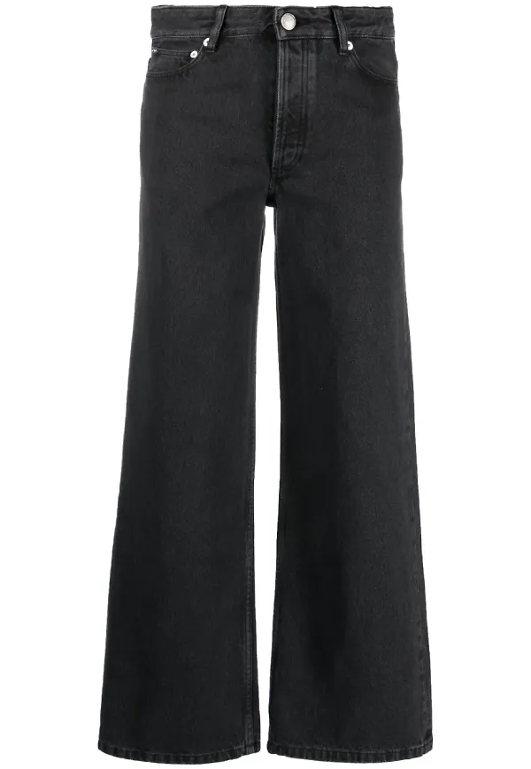 A.P.C. croppade jeans - Svart