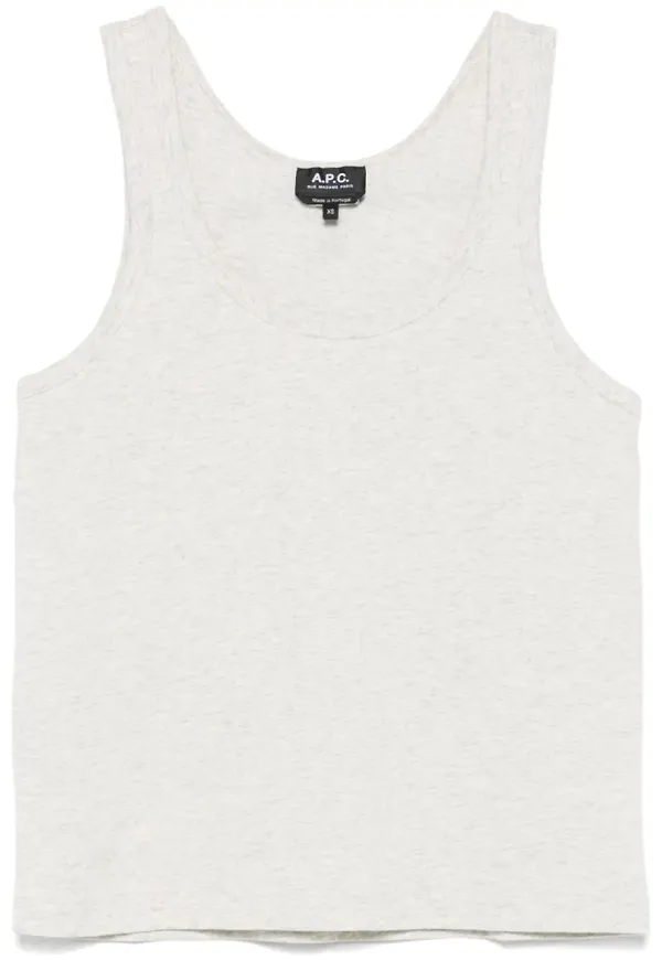 A.P.C. Label linne - Grå