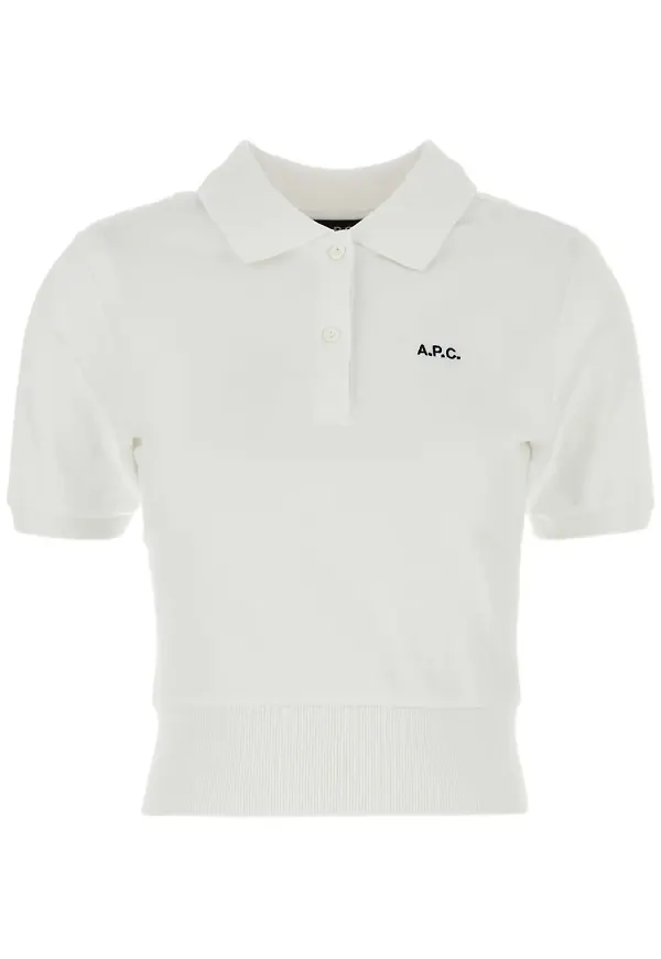 A.P.C. pikétröja - Vit