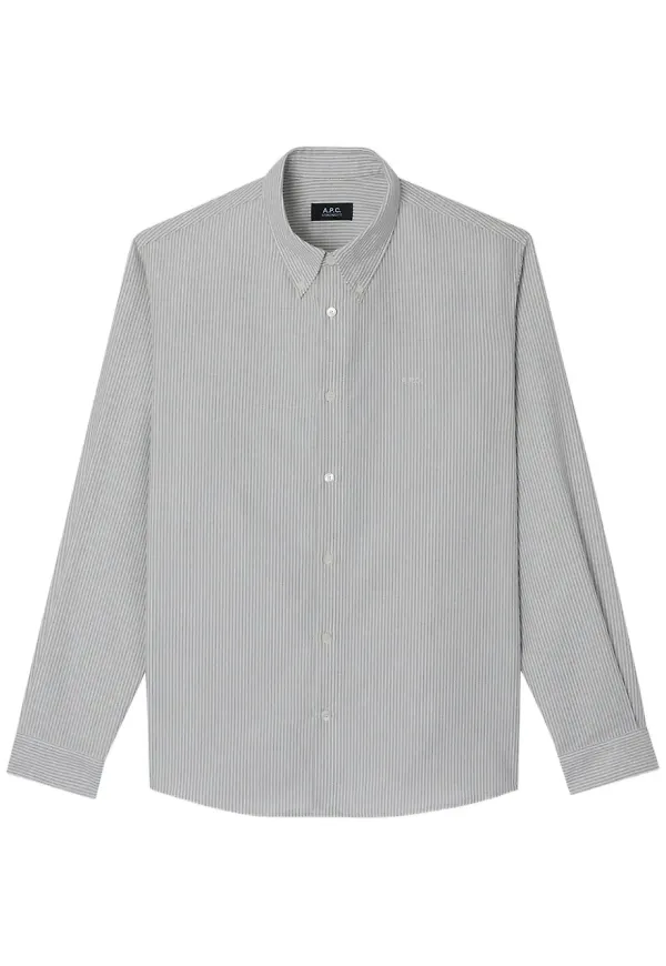 A.P.C. randig skjorta - Grå