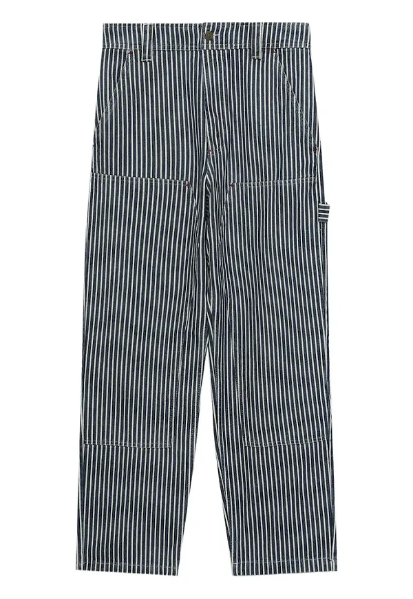 A.P.C. randiga byxor - Blå