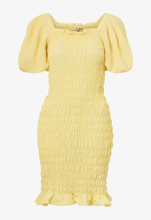 A-View - Klänning Rikko Solid Dress - Gul