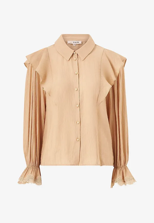 A-View - Blus Sophie Shirt - Beige