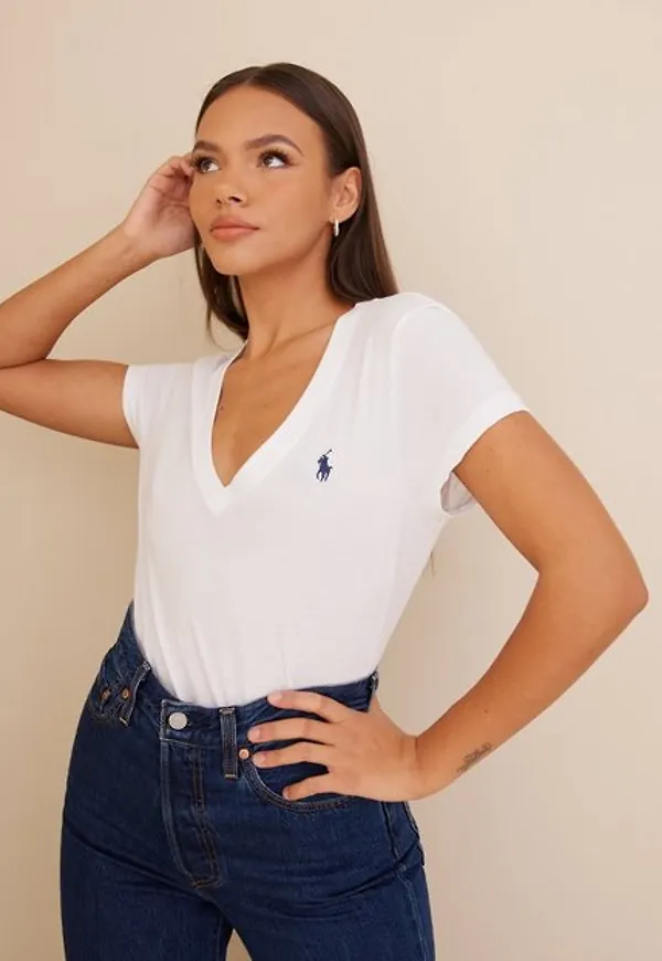Polo Ralph Lauren Ss Vn-Short Sleeve-T-Shirt T-shirts White